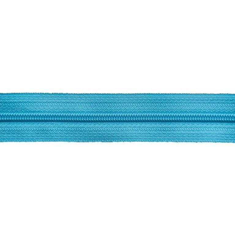 YKK #3 Coil Zipper, 7 inch Length, Parrot Blue 547 (10 Pack