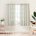 thumbnail image 1 of Cortinas Cortas 2.00 X 1.35 M Juego de 2 paneles Gris Perla Alfer Home Lisa, 1 of 3