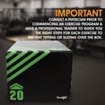 thumbnail image 7 of Yes4All 3 in 1 Foam Plyometric Jump Box Jump Training & Conditioning-Plyo Jump Box for Jump Training Fitness Workout Exercise 7kg - 20 24 30 inch,Green, 7 of 7