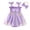 5# Purple Flower, variant on Baby Girl 1st Birthday Outfit Lace Tulle Romper Princess Tutu Dress Headband One Year Old Cake Smash Photo Shoot Clothes 9-12 Months