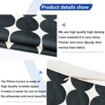 thumbnail image 5 of Decorative Throw Pillow Covers Set of 2 Black Fashion Polka dot Pillow Covers 20x20 Inch Throw Pillow Cover Linen Pillowcase Farmhouse Outdoor Pillow Covers for Couch Sofa Living Room, 5 of 6
