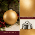 thumbnail image 5 of Set of 1 Christmas Ornament Ball for Christmas Tree, 4.72 Inch Large Hanging Ornament for Home Holiday Display Xmas Party Fireplace Stair Wreath Indoor Decorations, 5 of 7