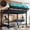 Black, variant on Mintazer Twin XL Over Twin XL Bunk Bed with Storage Shelves and Pegboard, Metal Bunk Bed Frame with LED Lights & Charging Station for Bedroom Guest Room, Black & Brown