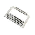 thumbnail image 1 of Potato Crinkle Chip Cutter Stainless Steel Wavy Chip Cutter Kitchen Cutting Tool, 1 of 1