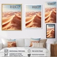 thumbnail image 4 of Designart "Desert White Dunes VI" Landscape & Nature Floater Framed Canvas Art Print, 4 of 7