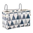 thumbnail image 1 of yuksok Bedside Cabinet Storage Organizer for Glasses Book Triangle Blue, 1 of 8