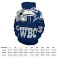 thumbnail image 2 of Football Cowboys Men's Women New Sweatshirt Hoodie Men's Plus Size Sweatshirt Hooded Sweatshirt 3d Printed Street Men's Cloth, 2 of 6