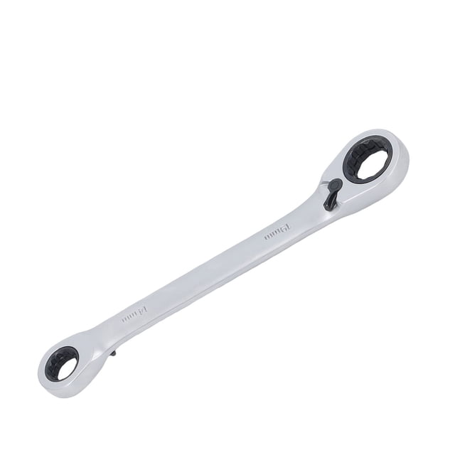 Llave De Trinquete, Extremo De Caja Doble Llave De Trinquete Reversible De Acero CRV 72 Dientes Para Automoción