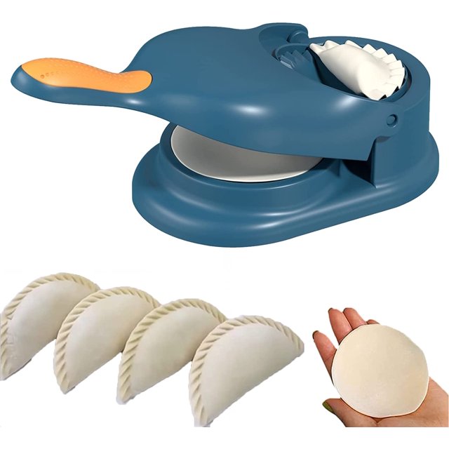 Dumpling Maker Press, Dumpling Skin Artifact DIY Dumpling Maker, 2023 Upgraded Dumpling Mold Maker Press, Easy-Tool for Making Dumpling, Empanada, Pierogi, Tortillas, Mini Pizza (F)