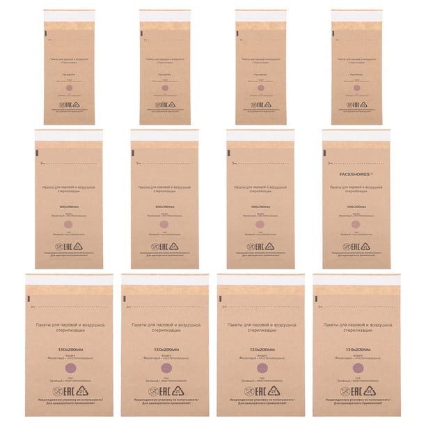 FELTECHELECTR 30 bolsas esterilizadoras desechables para herramientas de tatuaje y manicura.
