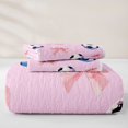 thumbnail image 5 of Manfei Pink Coquette Bow Twin Quilt Set For Girls,Kids Soccer Sport Game Twin Coverlet Set,2 Pieces, 5 of 7