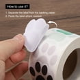 thumbnail image 4 of Uxcell Paw Prints Stickers 1 Inch 1 Roll Adhesive 12 Color Dog Paw Prints Label Greeting Cards, Gift Bags 500 Count/Roll, 4 of 6