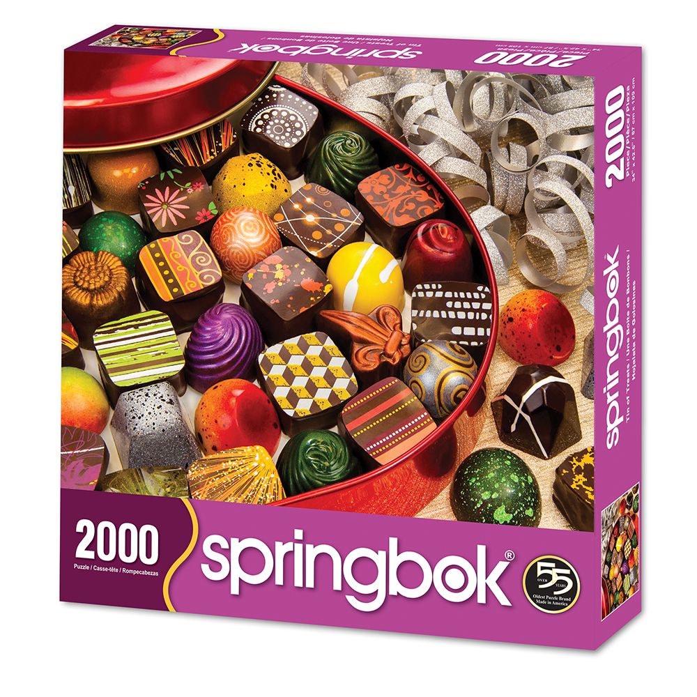 Springbok's 2000 Piece Jigsaw Puzzle Tin of Treats
