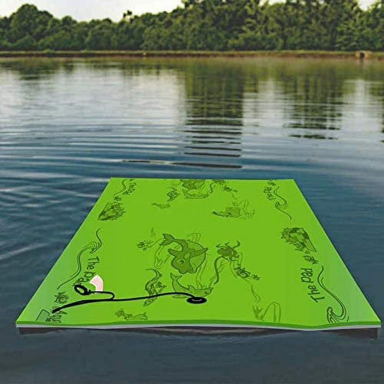 Zipfun Floating Mat - Floating Mat for Lake - Water Mat - Lily Pad Floating  Mat for Lake - Floating Water Mat, XPE Floating Island for Kid and Adults  7x3ft
