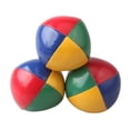 thumbnail image 3 of Juego de 3 pelotas de malabarismo con bolsa de almacenamiento, pelota de entrenamiento suave profesional de colores, juguete para lanzar a mano para Arcoíris, 3 of 10