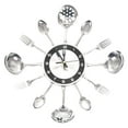 thumbnail image 4 of Cubiertos Creativos Reloj De Pared Cubiertos Utensilio De Cocina Tenedor Para Decoración De Arte Colco Relojes de pared de cocina, 4 of 8