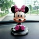 thumbnail image 1 of Disney Mickey Mouse Minnie Anime muñeca juguetes Mickey y Minnie Mouse dibujos animados sacudir la cabeza modelo muñeca coche Deco accesorios de coche juguete para niños, 1 of 4