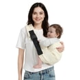thumbnail image 1 of Portabebés tipo bandolera MISSWISDOM para 3-14 kg con hebillas de seguridad, 1 of 7