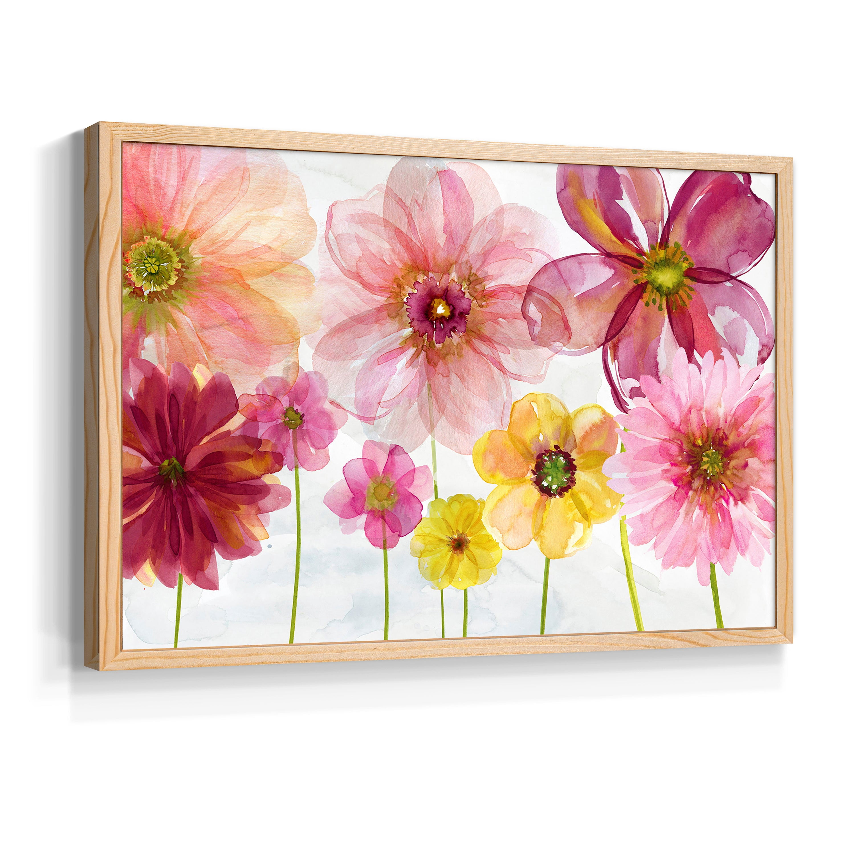 Pop Of Spring by Carol Robinson - Restickable Framed Giclée Print