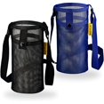 thumbnail image 1 of wonima44 Water Bottle Holder with Strap, Premium Water Bottle Carrier with Strap Easy Clean, Light Water Bottle Carrier Bag, Water Bottle Holder with Pocket for Hiking, Walking, Travel, 1 of 1