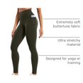 thumbnail image 4 of Pantalones CRZ YOGA Butterluxe tiro alto 28" verde oliva XS, 4 of 5