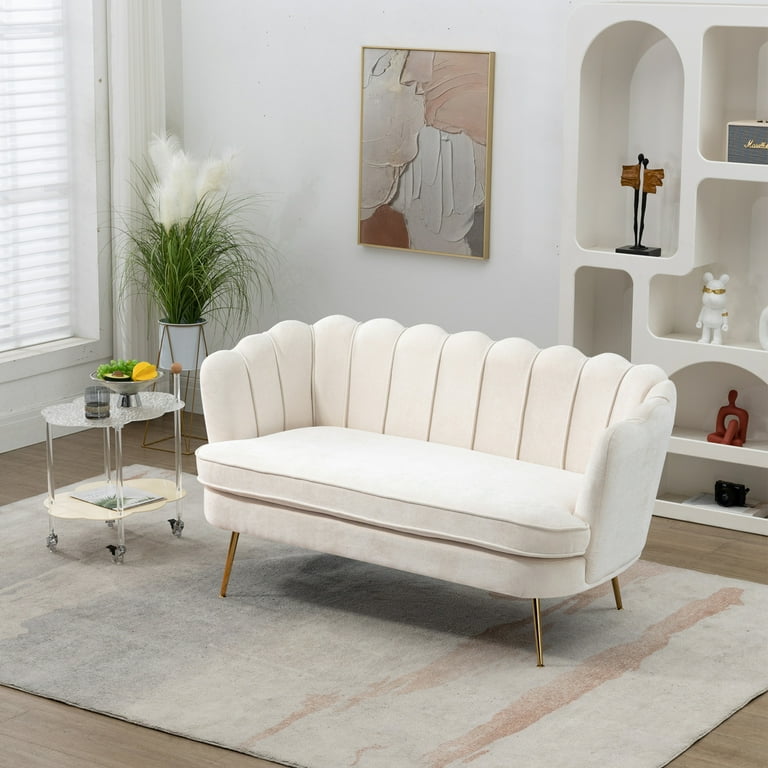 Small beige loveseat discount