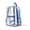 Blue, variant on Festival Clear Bag 14.96" PVC Waterproof Large Capacity Multi-compartment for Work Travel (Blue)