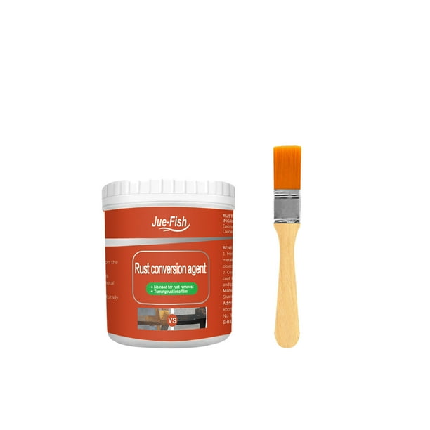 Herramientas y mejoras para el hogar. Eliminador de óxido de metal, agente de conversión de óxido, pintura para metal con convertidor de óxido, removedor de óxido con cepillo de metal a base de agua,