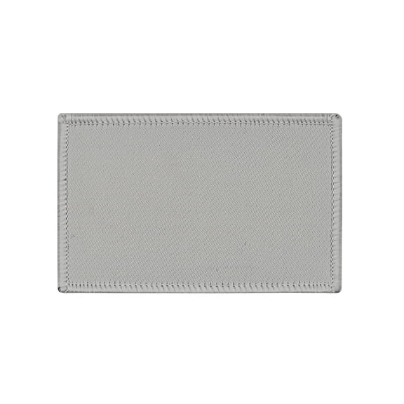 XmhyTop-A Blank Patch, Solid Color DIY Flag Patch, Minimalist Rectangular Clothing Patches - 8*5cm, 2-Pack, White