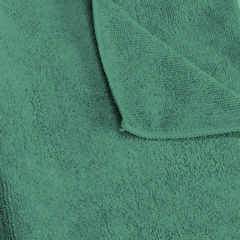 Arkwright Microfiber Hand Towels, 12 Pack, 15 x 24, Green