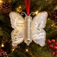 thumbnail image 6 of Butterfly Christmas Money Gift Ornament Butterfly Xmas Cash Decor, Acrylic Cash Holder with Built‑in Clear Compartment Holiday Wallets for Tree Window Car Gift for Family Friends, 6 of 6