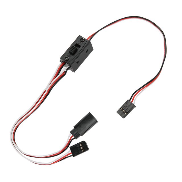 Interruptor de encendido y apagado interruptor RC duradero seguro para RC JR/FUTABA resistencia a altas temperaturas profesional
