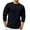 Navy, variant on Annhoo Mens Knit Sweater Crew Neck Long Sleeve Casual Pullover Warm Comfy Solid Color Daily Fall Winter Tops Sweatshirts