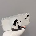 thumbnail image 1 of Cartoon Cute Giant Panda Design Phone Holder Grip Tok Bracket Cellphone Support Griptok Desktop Phone Finger Stand Folding Mobile Holder, 1 of 5