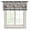 Brown, variant on Bear Moose Semi Sheer Valance Curtains Country Vintage Bronze Forest Pine Tree Abstract Stripe Plaid Voile Valances Curtain Rod Pocket Small Window Treatment for Kitchen Bathroom Cafe 42"x12"