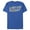 Royal Blue, variant on Men's Justice League Dragon Fruit Logo Graphic Tee Navy Blue Heather 3X Large