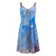 thumbnail image 4 of Vestido estampado con cremallera y cuello en V sin mangas con tirantes a la moda para mujer Pompotops ghjkhdj7288, 4 of 4