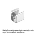 thumbnail image 4 of Unique Bargains Rope Light Mounting Clips Stainless Steel Channel Mounting Holder Accessories for 8mm to 11mm LED Strip 20 Pack, 4 of 5
