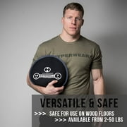 Hyperwear SandBell Neoprene Training Weight - Size 20 lbs - Filled with Clean Sand