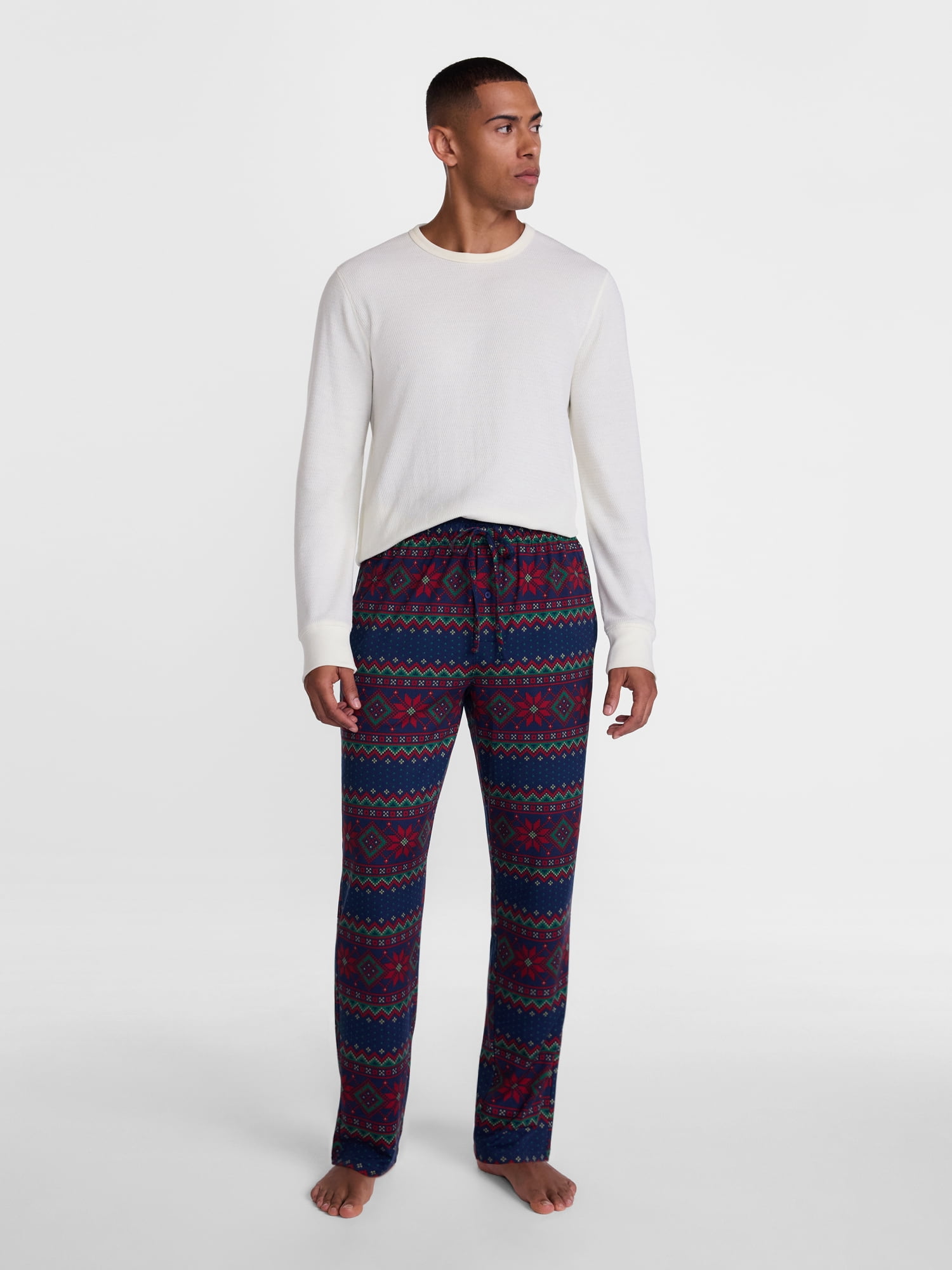 Men's Christmas Print Fleece Sleep Pants from Holiday Time, Sizes S-2XL