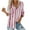 cc Wine, variant on LYXSSBYX Womens Tops Long Sleeve under $15 Womens Fashion V Neck Striped Roll Up Sleeve Button Down Blouses Tops With Pocket Loose Shirt