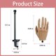 thumbnail image 4 of Nail Practice Hand Silicone Fake Hand with Stand Bracket for Acrylic Nails Bendable Mannequin Hands for Nail Techs Practice Nail Art (Colorful Right hand 3#), 4 of 5