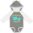 thumbnail image 3 of Inktastic My Sister Loves Me- Cute Narwhal Boys or Girls Long Sleeve Baby Bodysuit, 3 of 5