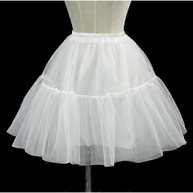 Cosplay White Tull Petticoat Soft Tulle Skirt Support For Wedding Dresses Comfortable Underskirt For Women And Girls