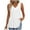 White, variant on Womens Flowy Tank Tops, 2025 New Peplum Shirt, Loose Fitting Dressy Sleeveless V Neck Eyelet Blouse Lace Camisole Green S