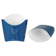 thumbnail image 2 of Bio Tek 3 oz Frenchie Paper Fry Cup / Snack Container - 4 1/2" x 3 1/4" x 3 3/4" - 100 count box, 2 of 11