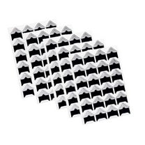 HOMEMAXS 15 Sheets Album Stickers Photo Corner Picture Scrapbooking Adhesive Silver