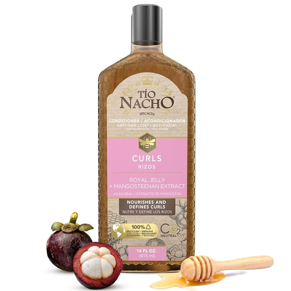 Tío Nacho Rizos Conditioner, Royal Jelly & Mangosteen Extract, Curly Hair, 14 fl oz