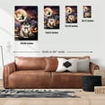 thumbnail image 5 of Spooky Halloween Night Witch Ragdoll Glowing Pumpkins Vertical Matte Canvas Poster Cat Lover Kitten Owner Gifts Idea Wall Art Home Decor - 12015, 5 of 5