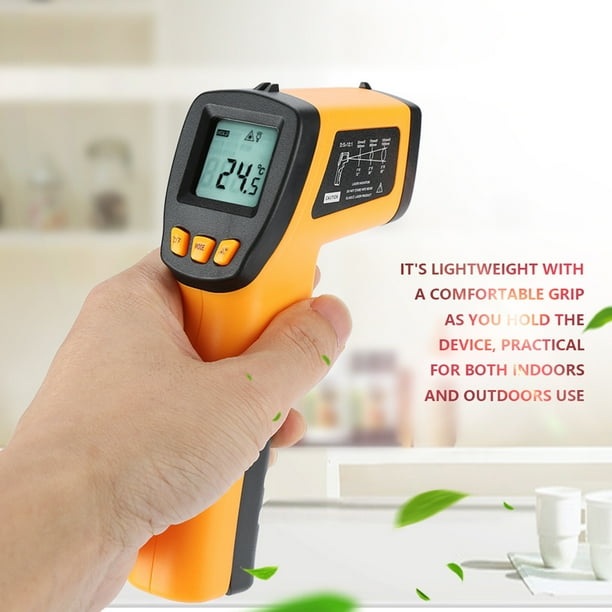 Infrared Digital Thermometer Non Contact Temperature Gun Large Display
